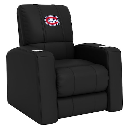 Dreamseat Home Theater Recliner with Montreal Canadiens Logo XZ418301RHTCDBLK-PSNHL41050
